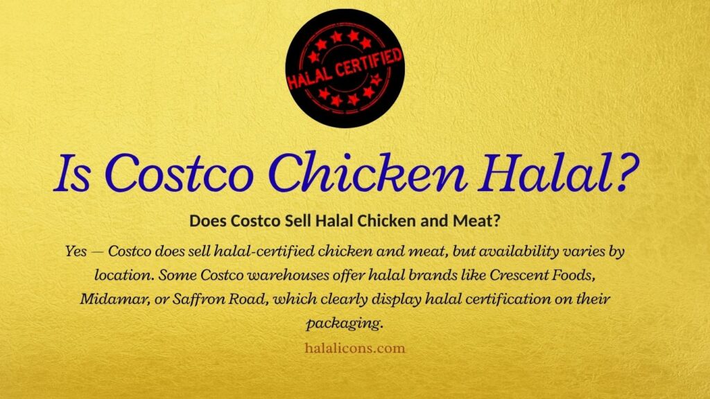 Does Costco Sell Halal Chicken?
