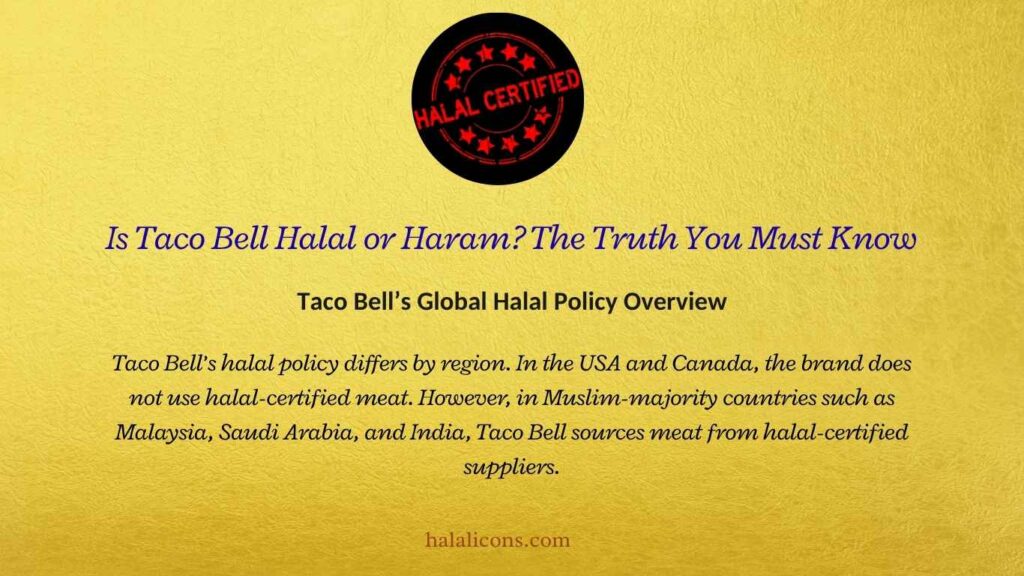Taco Bell’s Global Halal Policy Overview