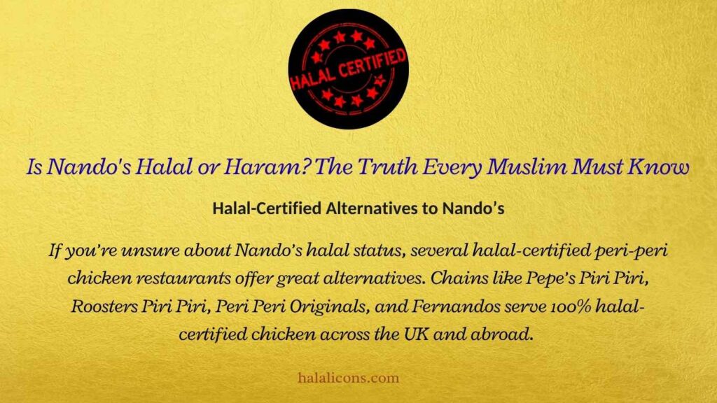 Halal-Certified Alternatives to Nando’s