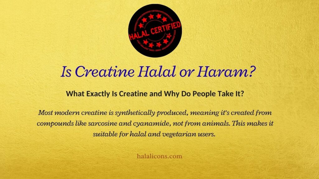 What is creatine?
